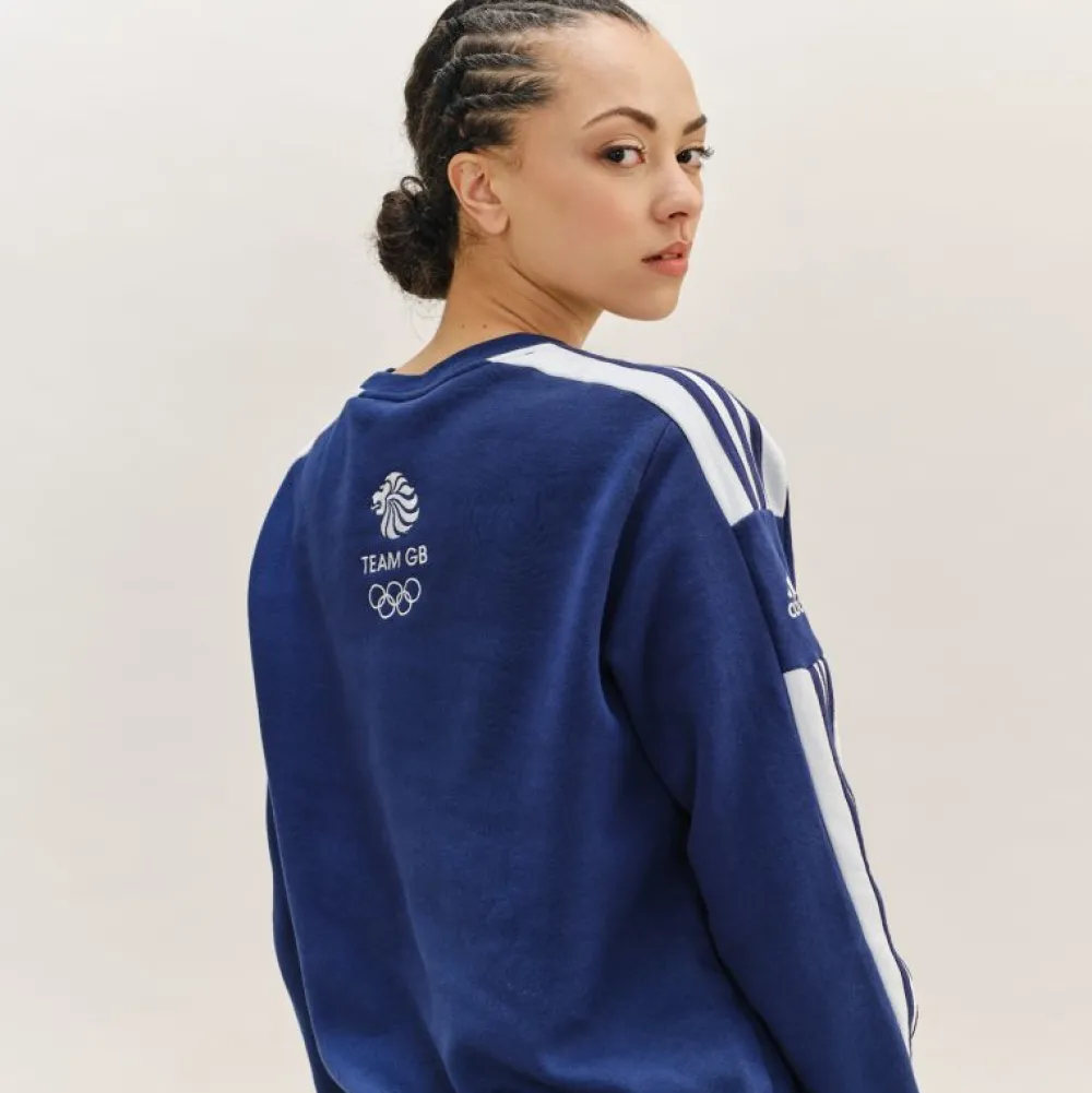adidas Team GB 3 Stripe Sweatshirt