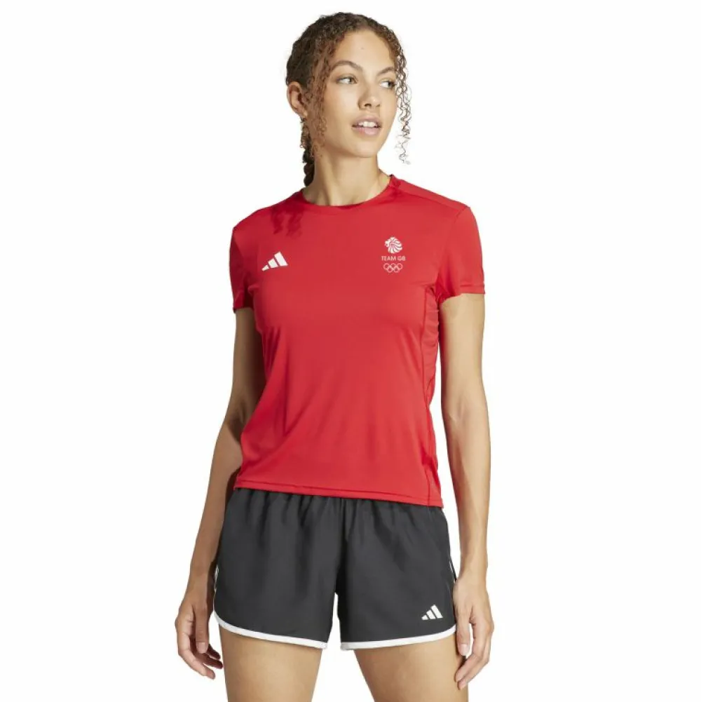 Women adidas Team GB Red Essential Women's Tee