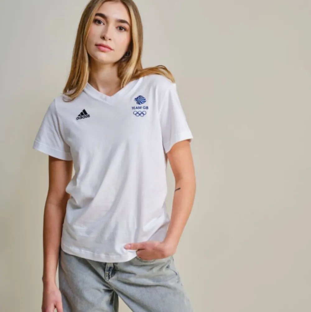 adidas Team GB Women's Cotton Tee White