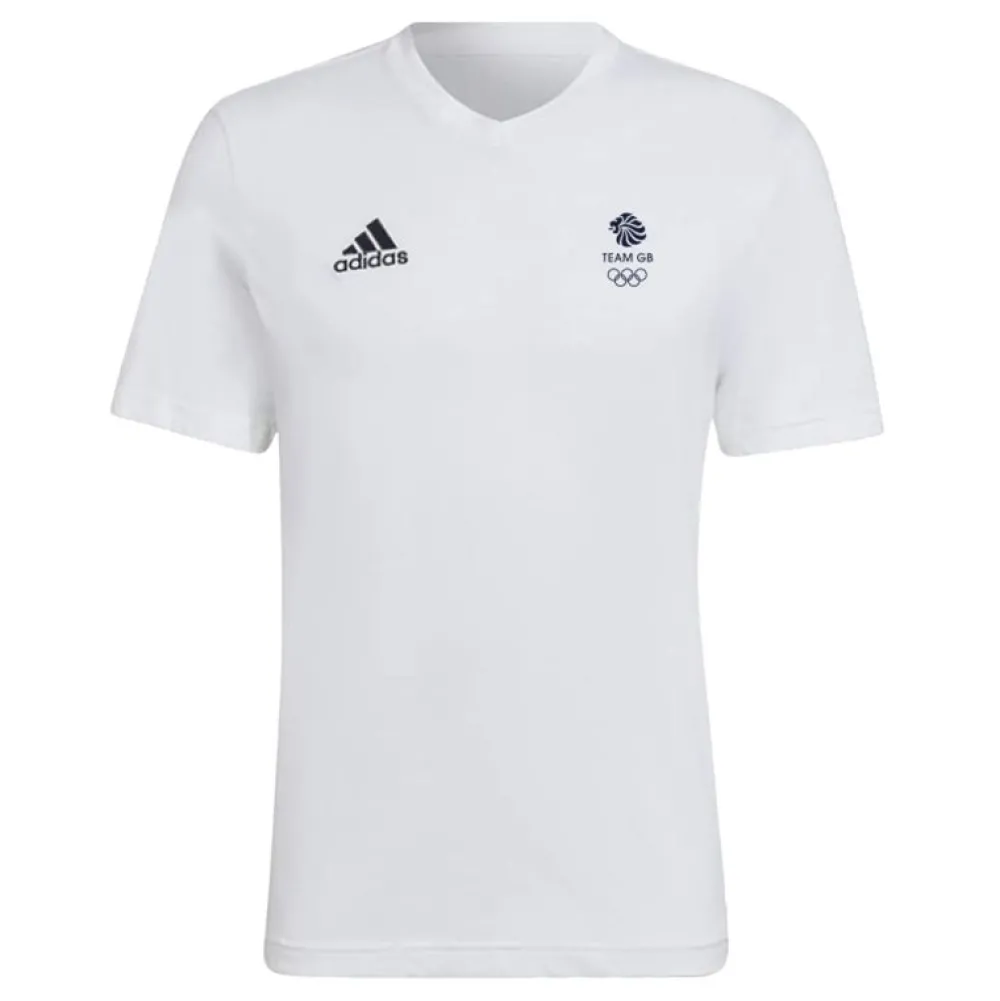adidas Team GB Women's Cotton Tee White