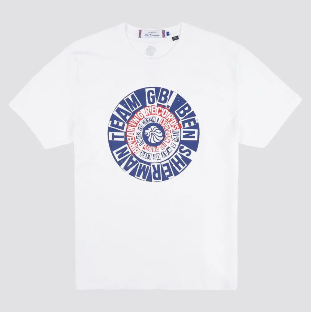 Ben Sherman Team GB Target Text T-Shirt