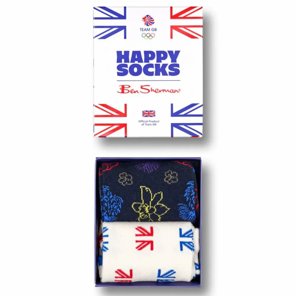 Team GB Happy Socks Champions Sock Gift Pack - 2
