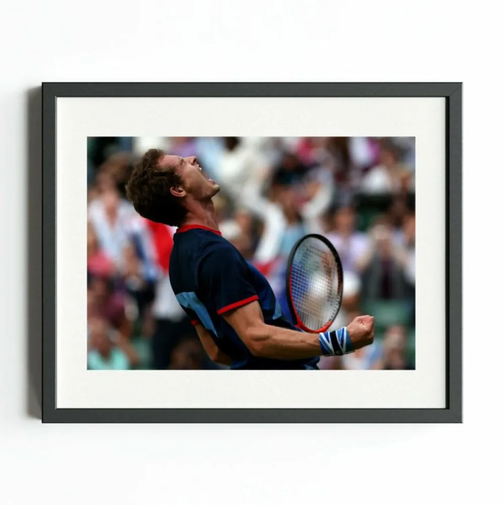 Team GB London 2012 Andy Murray Celebrates Art Print