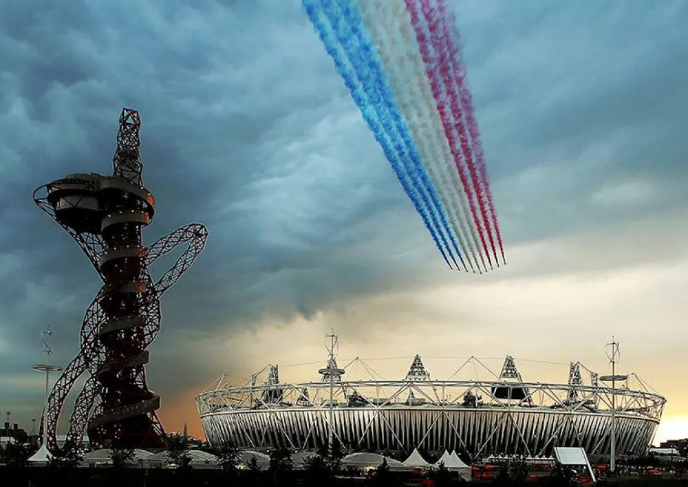 Team GB London 2012 Olympic Stadium Opening Ceremony Art Print