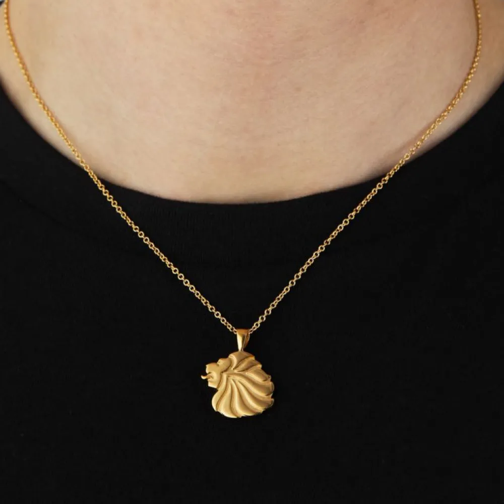 Team GB Mappin & Webb Gold Plated Sterling Silver Lion Head Pendant