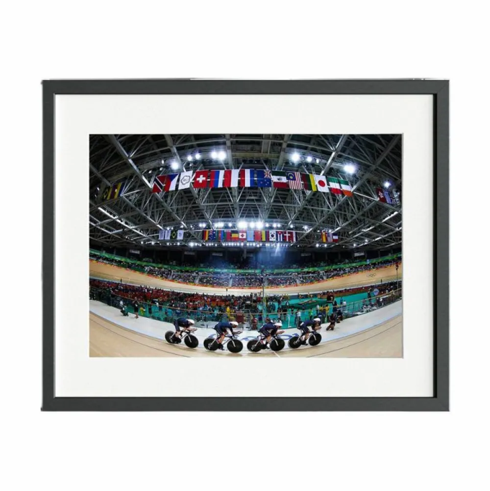 Team GB "Rio 2016 Olympic GB Mens Track Cycling" Art Print