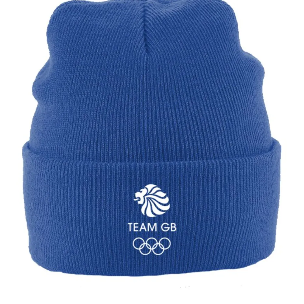 Team GB Bright Royal Cuffed Beanie