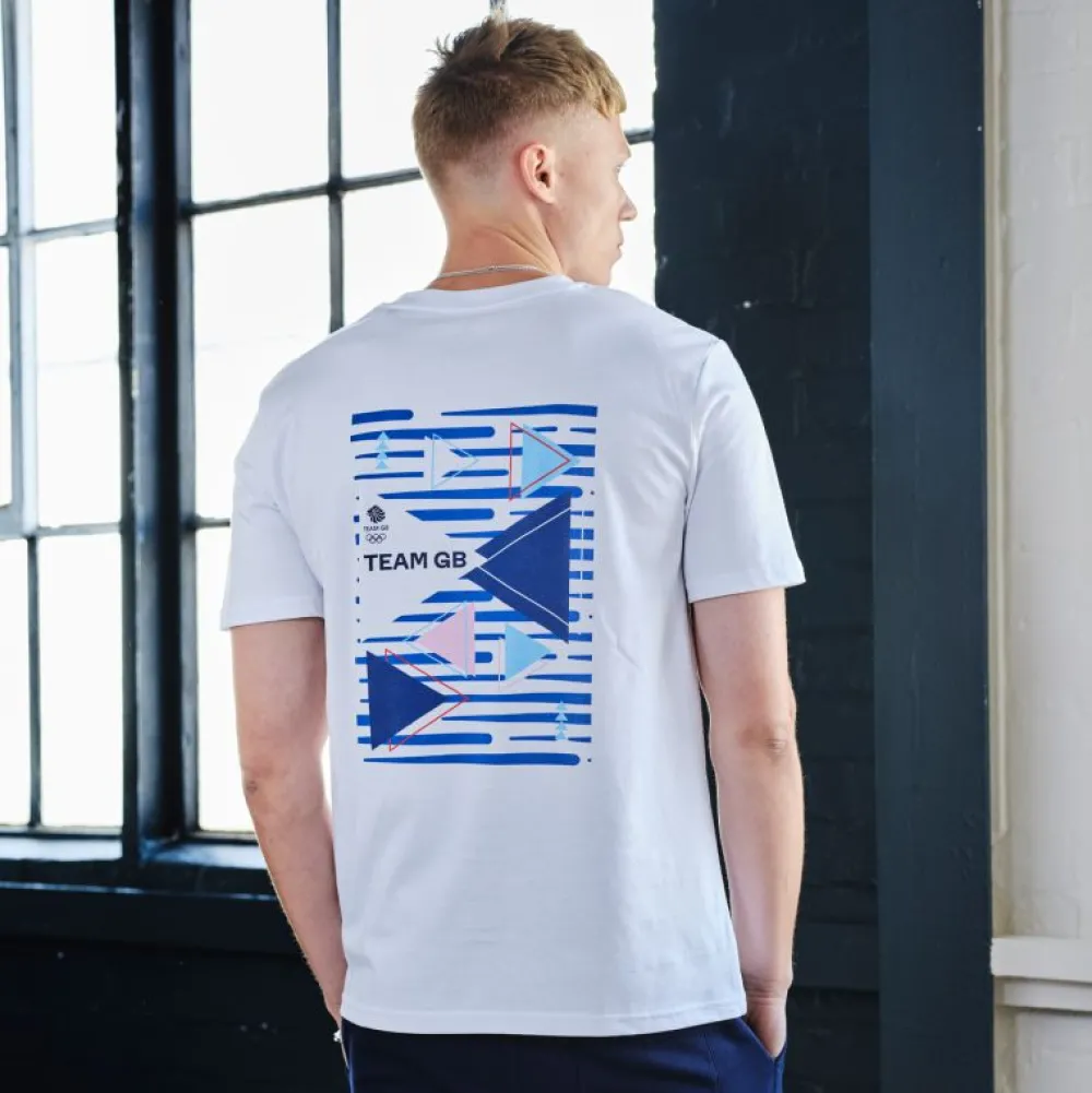 Team GB Celebrate Speed White T-shirt