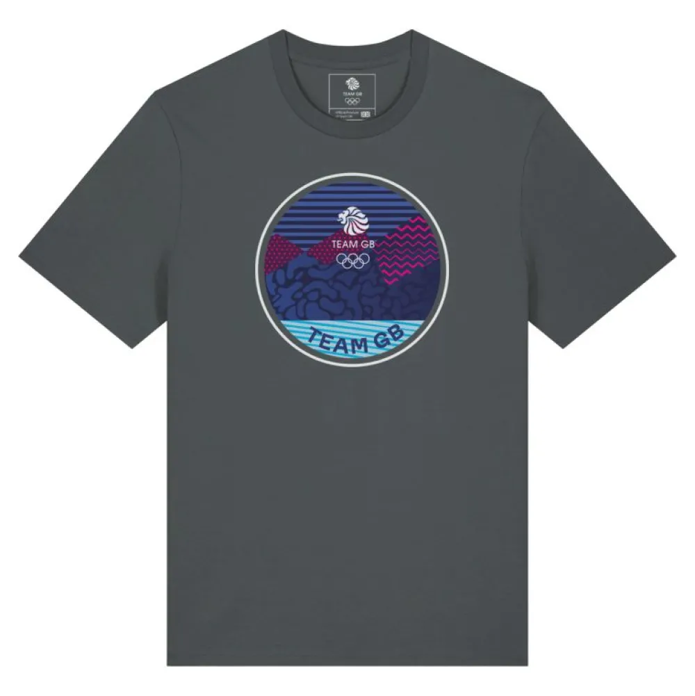 Team GB Core Emblem T-Shirt Anthracite