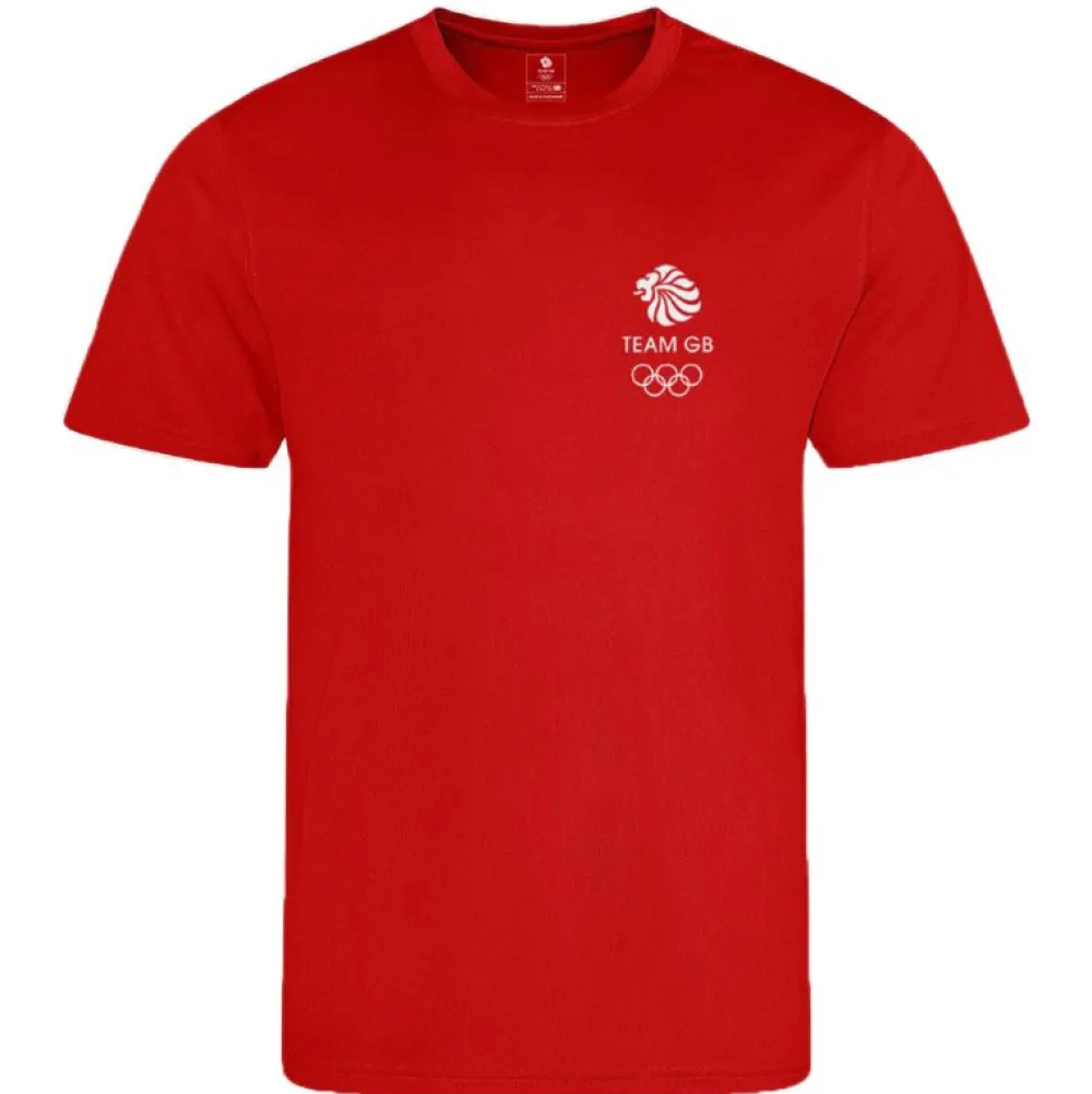Team GB Everyday Active Men's Red UV T-Shirt