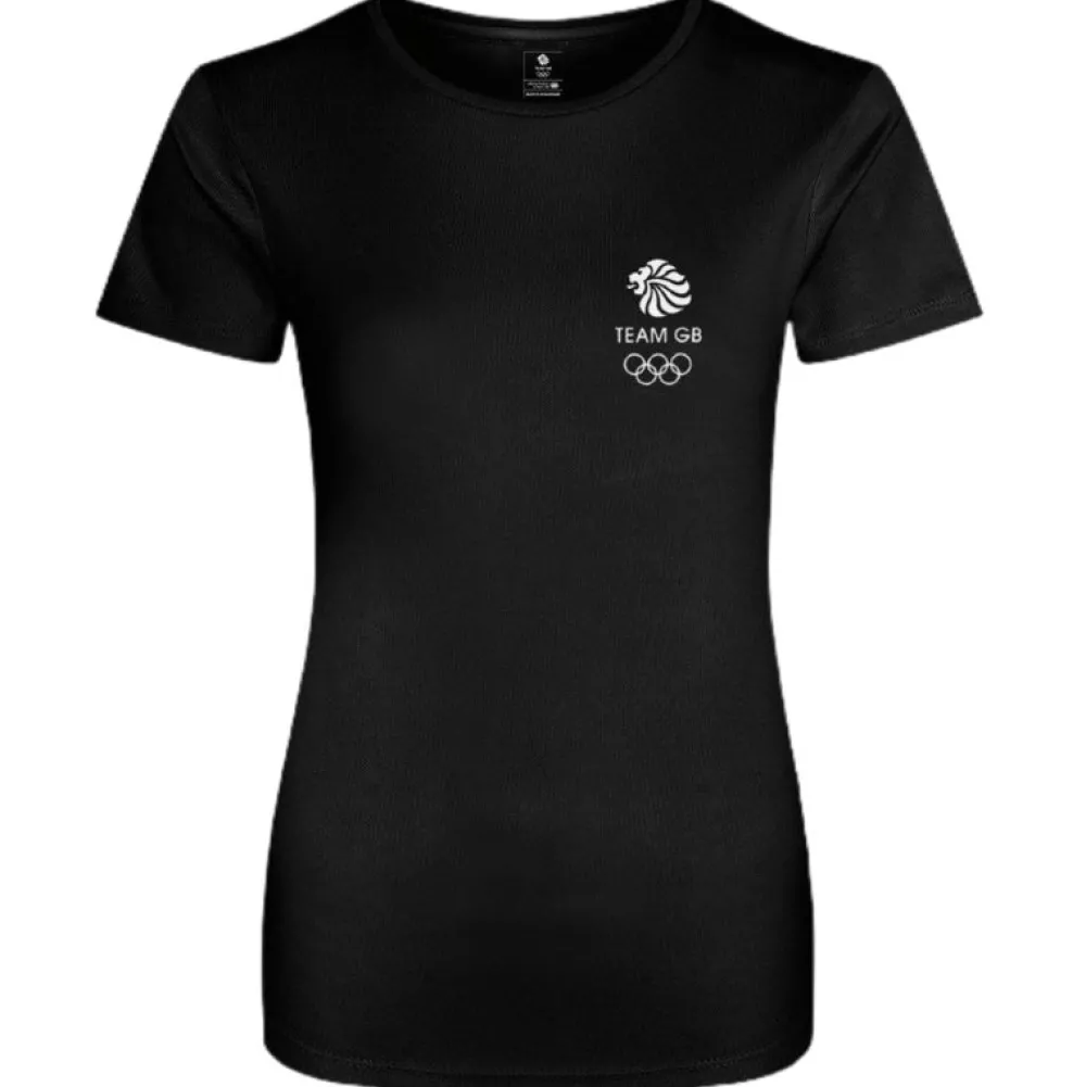 Women Team GB Everyday Active Women's Black UV T-Shirt