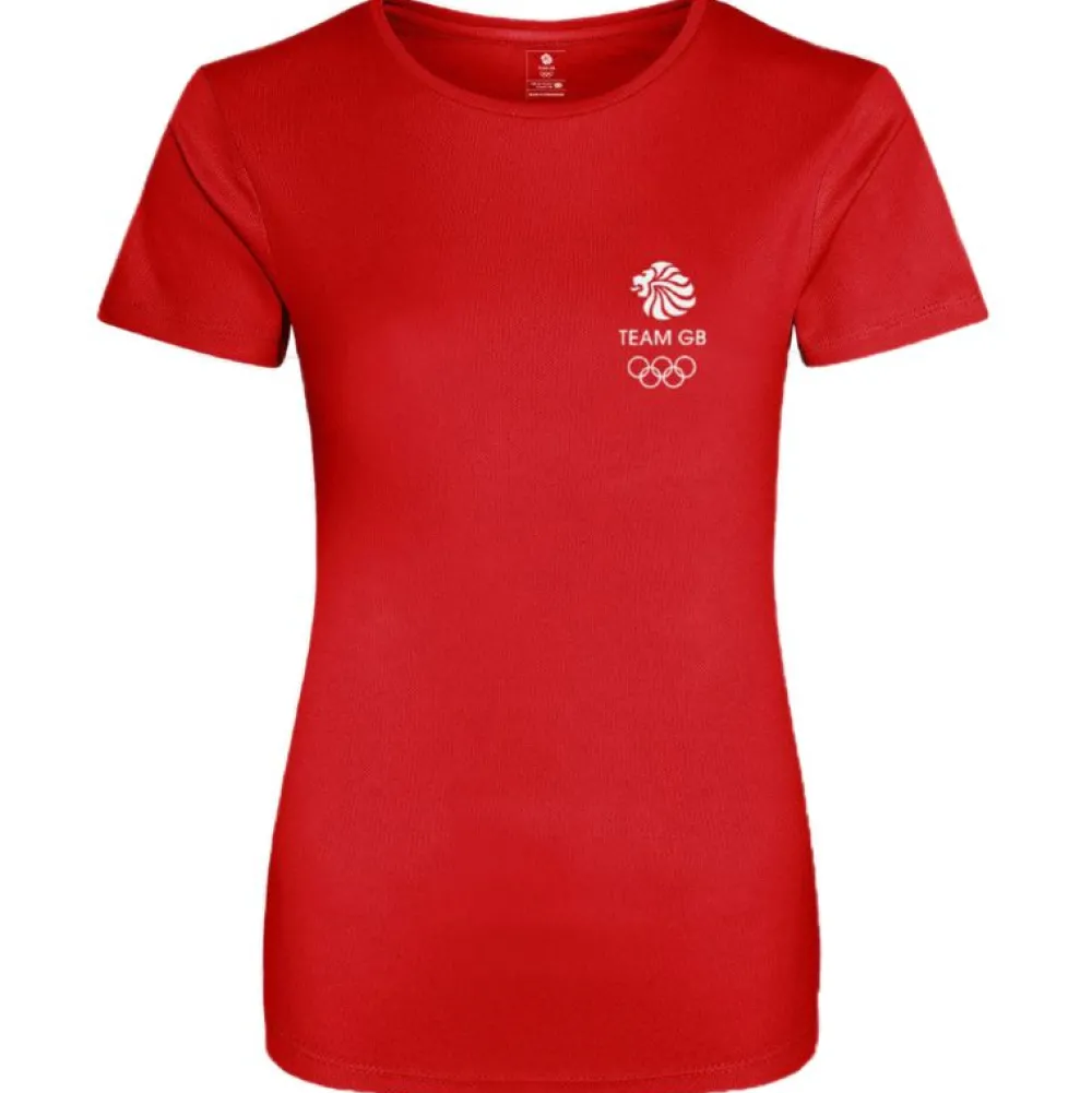 Team GB Everyday Active Women's Red UV T-Shirt