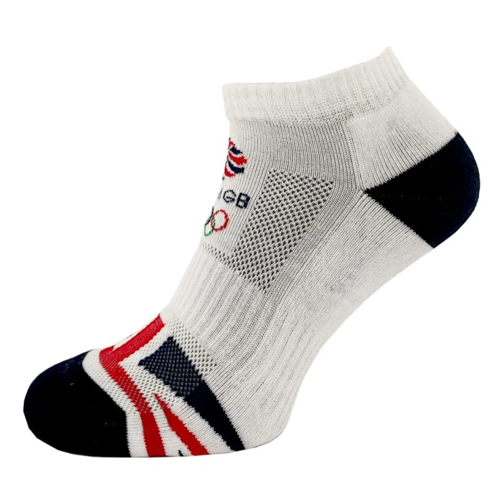 Team GB Flag Cushioned Trainer Socks - 3 pack