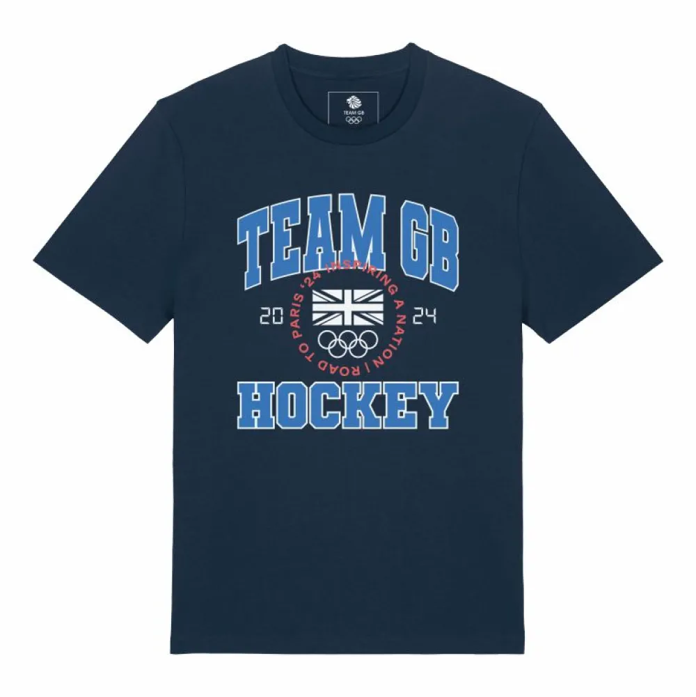 Team GB Hockey Varsity Navy T-Shirt