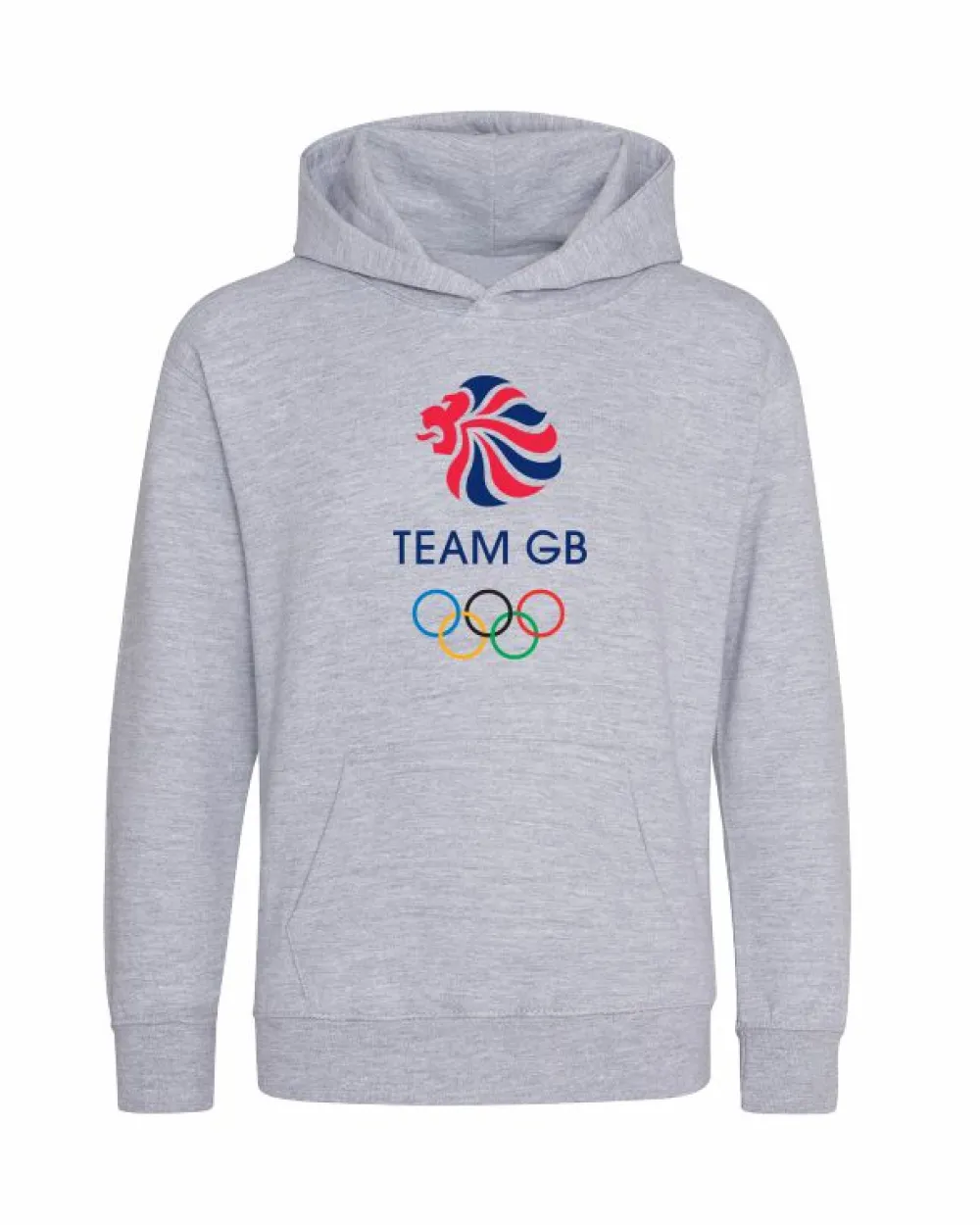 Kids Team GB Icon Kid's Heather Grey Hoodie