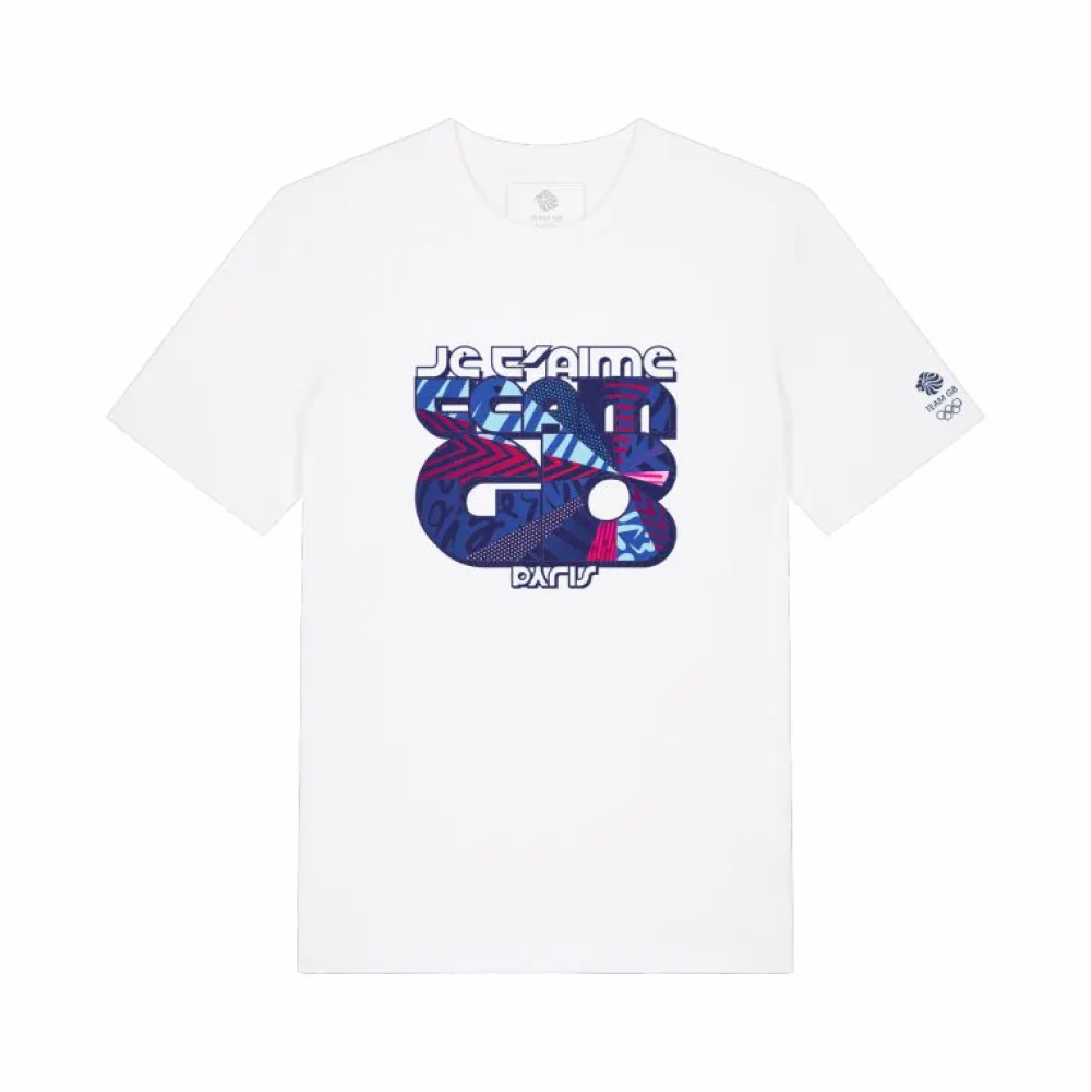 Kids Team GB Kid's Je t'aime T-shirt White