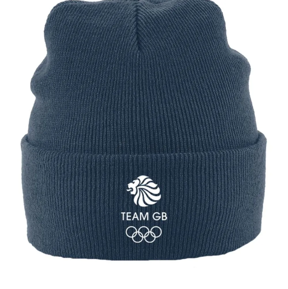 Team GB Navy Cuffed Beanie