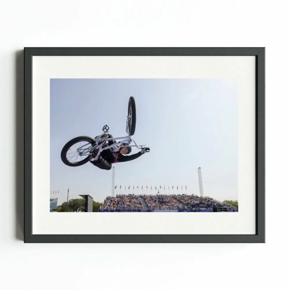 Team GB Paris Art Print "Keiran Reilly lands Spectacular Silver"