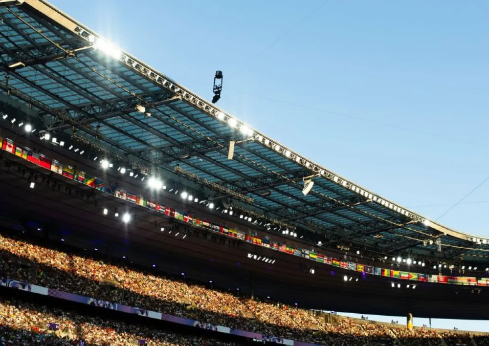 Team GB Paris Art Print 'Sparkling Stade de France Stadium'