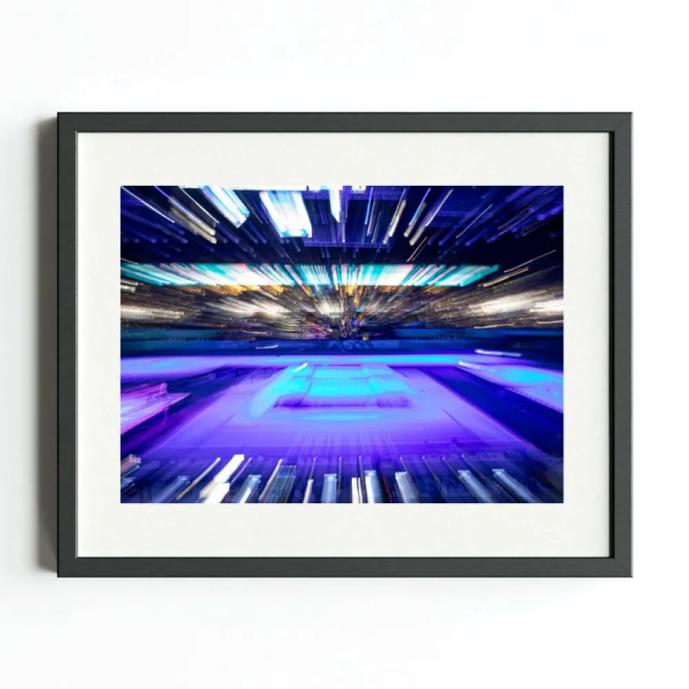 Team GB Paris Art Print 'Triumph in Trampolining at Bercy Arena'
