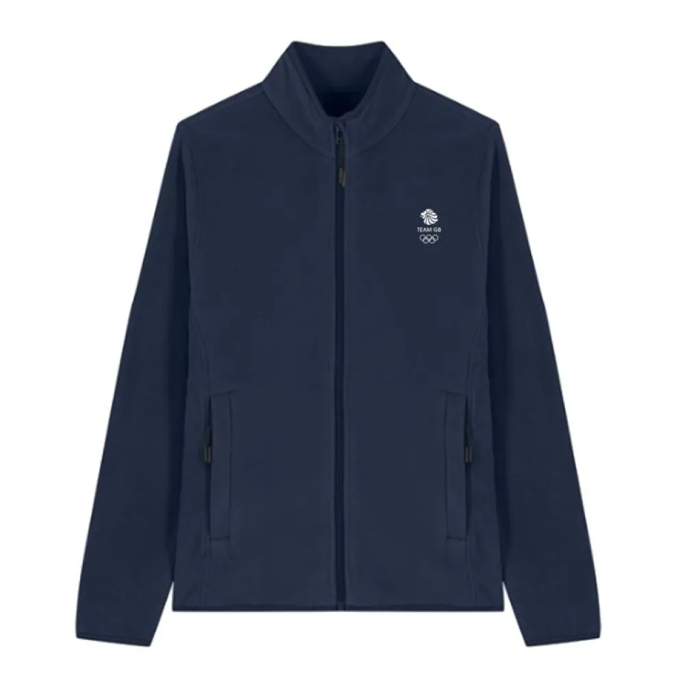 Team GB Polar Fleece Logo Jacket Navy