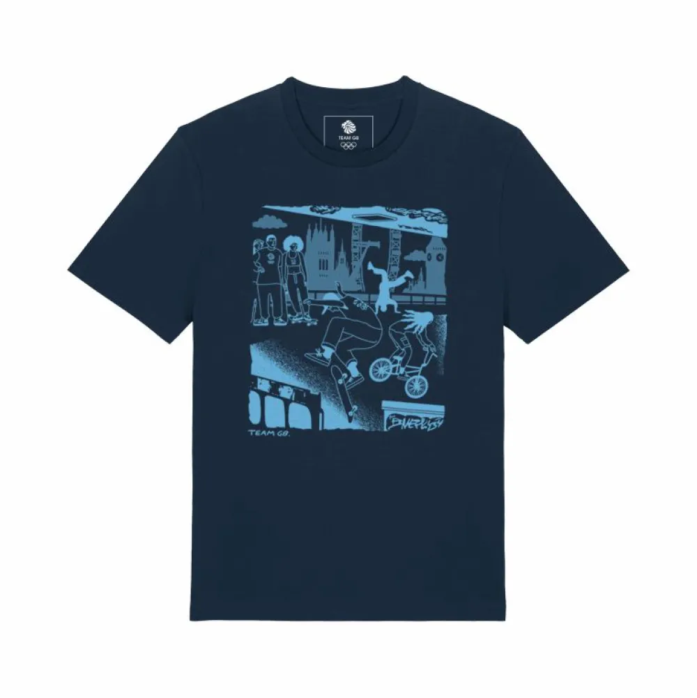 Kids Team GB Southbank Kid's T-shirt Navy