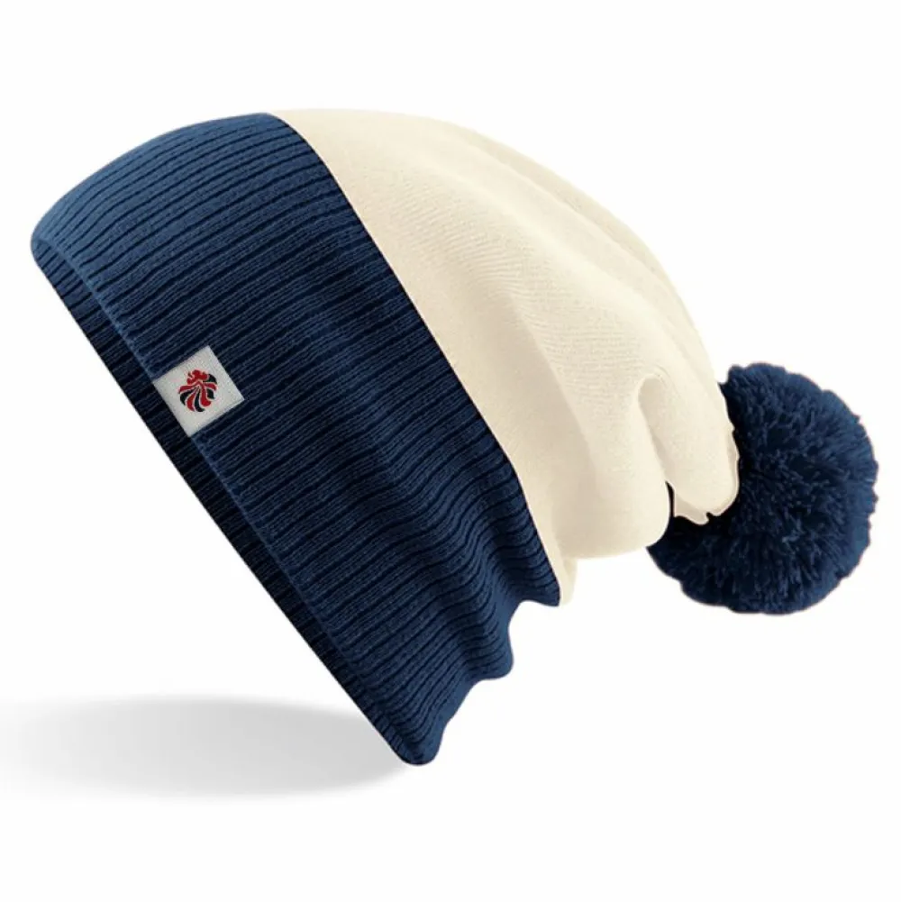 Team GB Stripe Slouch Hat - Navy