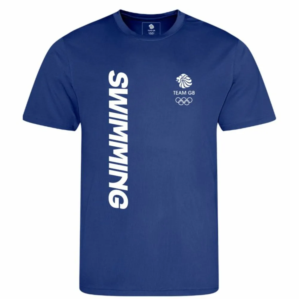 Team GB Swimming Sportif T-Shirt