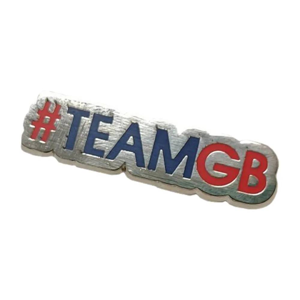 Team GB #TeamGB Limited Edition Olympic Silver Pin Badge